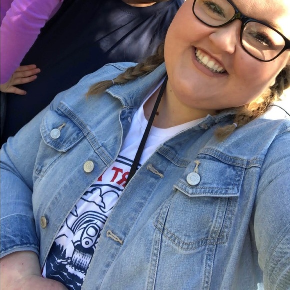 Denim / Jean Jacket Women Plus Size 0X - Picture 3 of 3